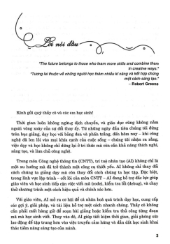 ỨNG DỤNG TRÍ TUỆ NHÂN TẠO (AI) TRONG DẠY VÀ HỌC MÔN CÔNG NGHỆ THÔNG TIN (Dành cho Giáo viên và học sinh)